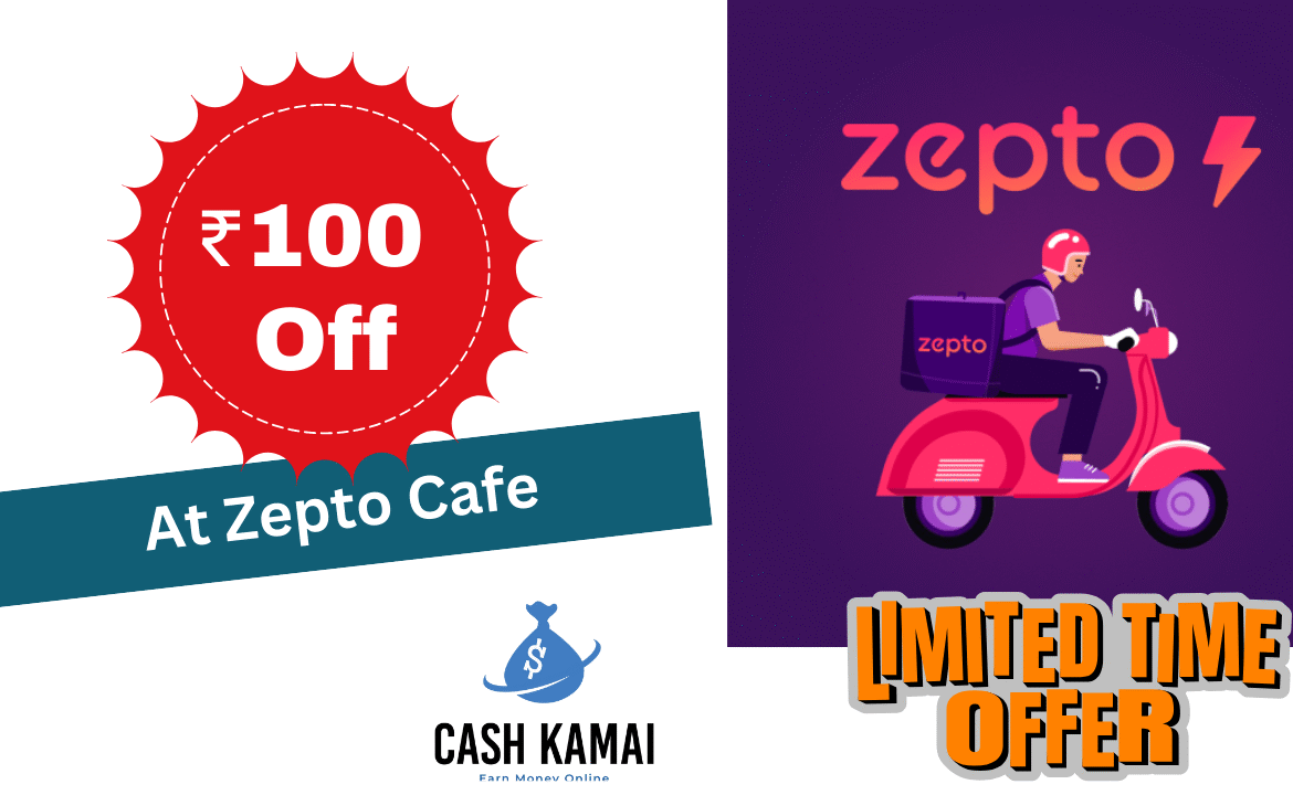 Get ₹100 Off at Zepto Cafe